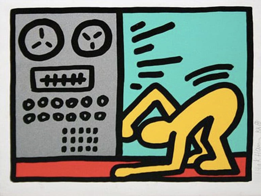 Keith Haring, Pop Shop III, Plate 4, 1989