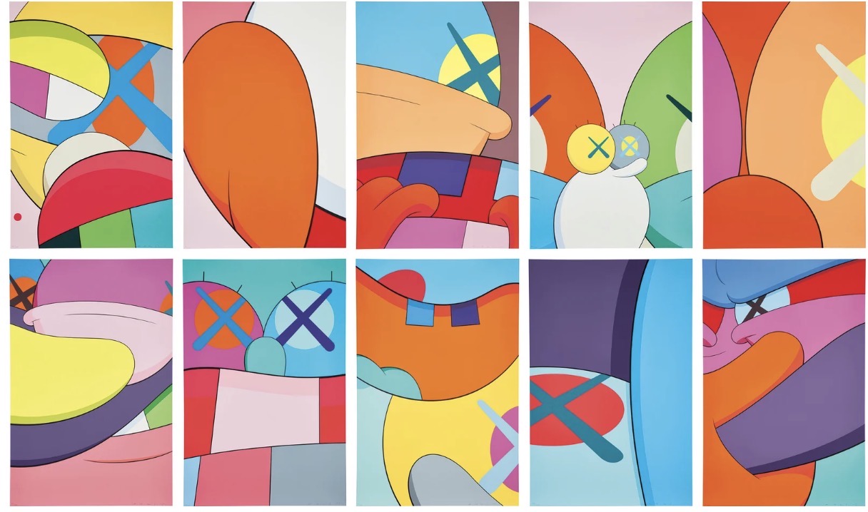 KAWS, NO REPLY (complete set of 10), 2015