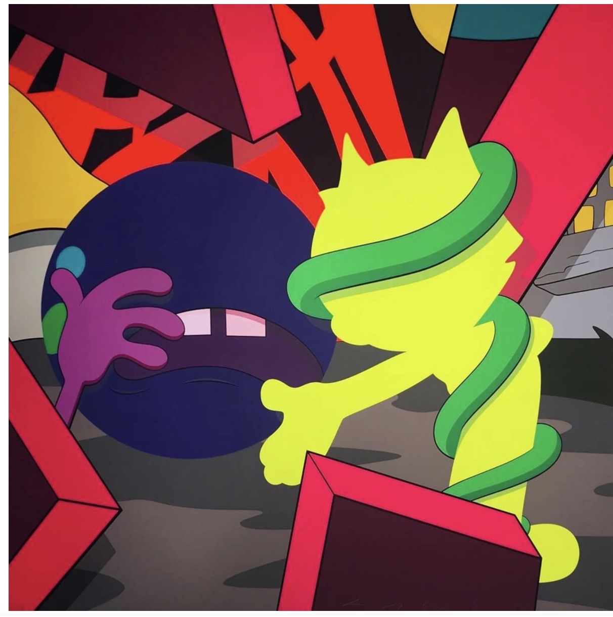 KAWS, Presenting the Past, 2014
