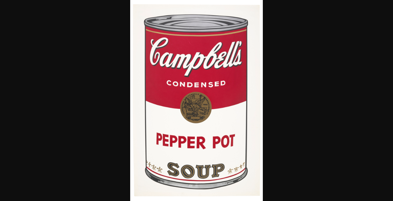 Andy Warhol, Pepper Pot, Campbell’s Soup I, 1968